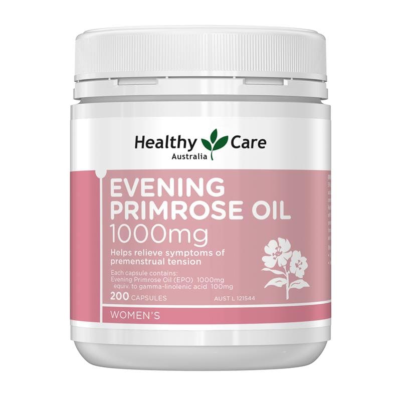 Healthy Care Tinh Dầu Hoa Anh Thảo 1000mg (Evening Primrose Oil) 200 Viên