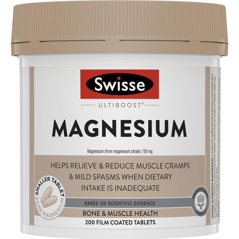 Swisse Vitamin Magiê (Ultiboost Magnesium) 200 viên