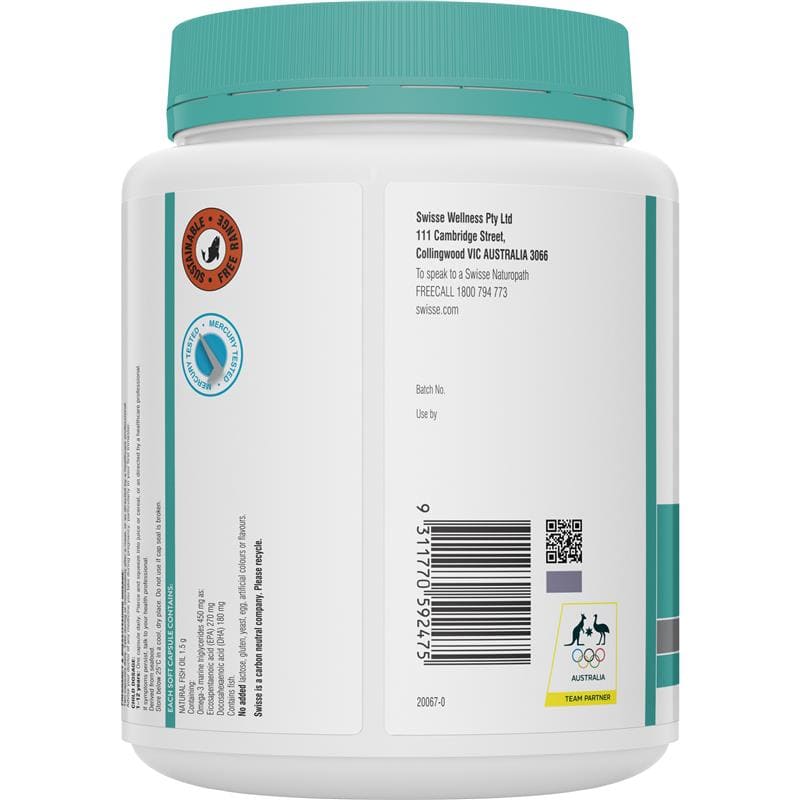 Swisse Dầu cá không mùi (Ultiboost Odourless Wild Fish Oil) 400 viên - Ảnh 3