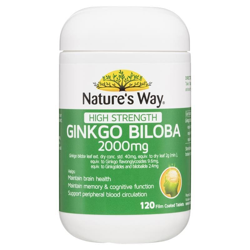 Nature's Way Viên uống bổ não 2000mg (Ginkgo Biloba) 120 viên