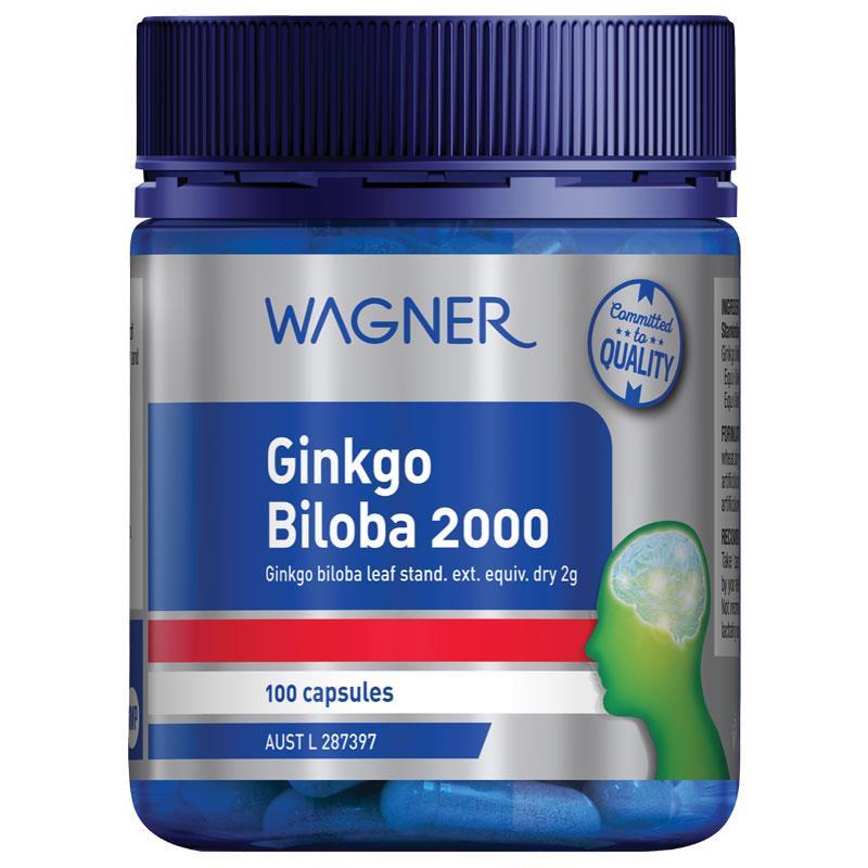 Wagner Viên Uống Bổ Não 2000mg (Ginkgo Biloba) 100 viên